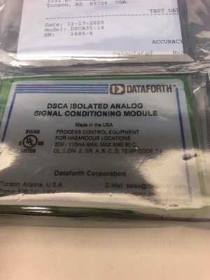 NEW DATAFORTH DSCA31-14