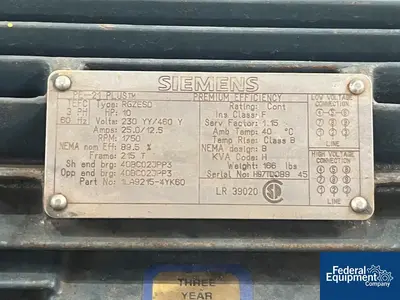 USED Nash 10 HP Nash Vacuum System, Model XL35/5