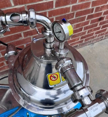 Alfa-Laval MAPX 205 sanitary separator skid, 316SS.