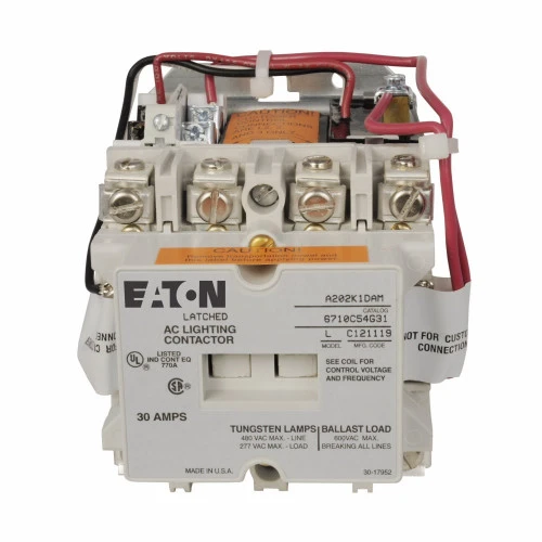 Eaton A202K6BAM Cutler Hammer Magnetically Held Lighting Contactor [New]