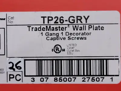 NEW PASS & SEYMOUR TP26-GRY