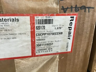 Flowserve CSCPP1875ECCHB Cartridge Mechanical Seal Shaft Size 1.875