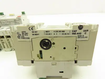 Allen Bradley 140-MN-0160 Manual Motor Starter Breaker 1.6A Variable Lot of 6