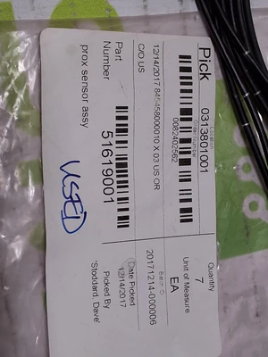 UNIVERSAL INSTRUMENTS PROXIMITY SENSOR 51619001/B