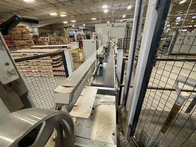 Weinig Optisaw System with Luxscan Combiscan and 3 Opticut 450 Quantum
