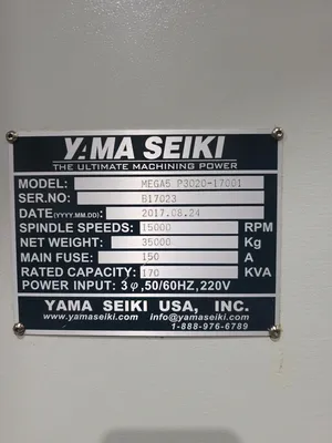 2017 YAMA SEIKI MEGA 5 P3020 Machining Centers, Vertical, (5-Axis or More) | Machnet (6)