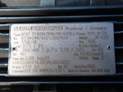 Sew-eurodrive .5 Hp Gear Drive