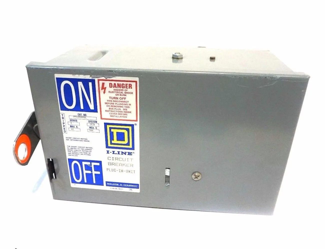 SQUARE D PFC34060GL CIRCUIT BREAKER PLUG-IN-UNIT SERIES 3 SYSTEM 3P3W