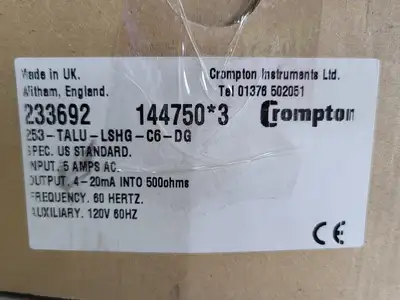 NEW CROMPTON INSTRUMENTS 253-TALU