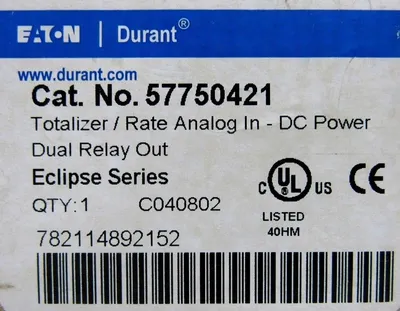 NEW EATON DURANT 57750-421 TOTALIZER 57750421