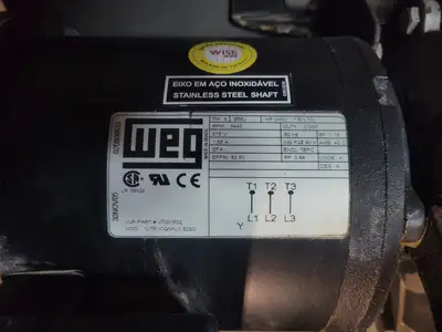 Used WEG JT001502 Motors (misc) British Columbia CA | Lenmark #246433