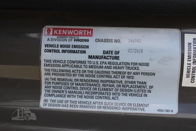 Used 2019 KENWORTH T880 Septic/Sewer/Vacuum Trucks Texas US | Roll Off Truck World #1491813