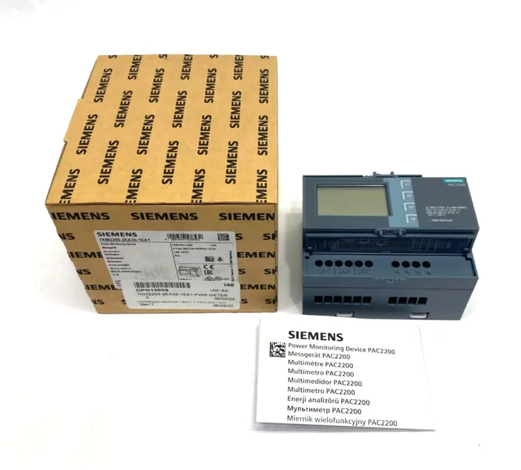 Used SIEMENS SENTRON POWER MONITORING DEVICE 7KM PAC2200 Misc Industrial Equipment | Maverick Industrial Sales #1104462