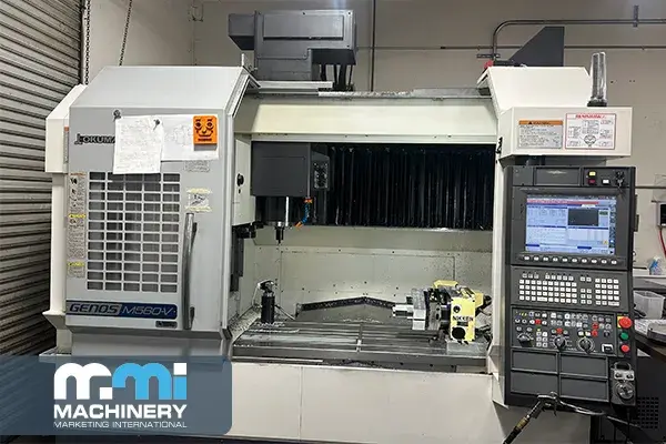 Used 2019 OKUMA GENOS M560-V Vertical Machining Centers Illinois US | Machinery Marketing International #379047