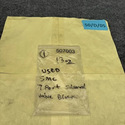 Used SMC VV3QZ12-07C-00T Solenoid Valves California US | Davliegogo LLC #1708229