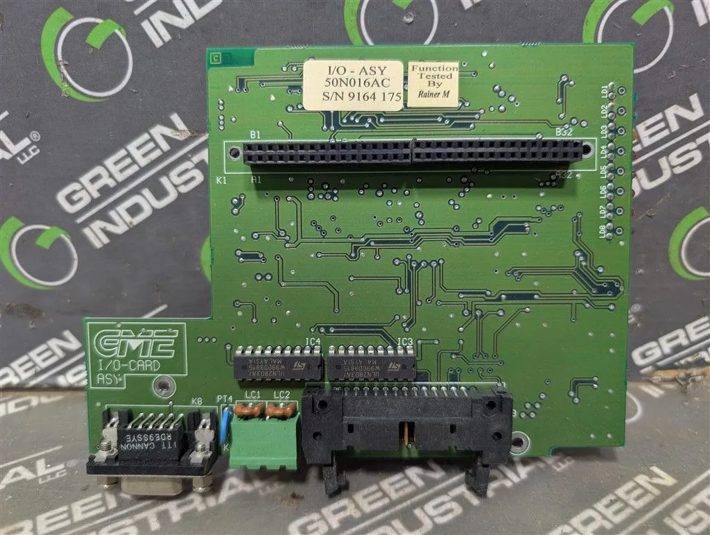 Atlas Copco / GME 50N016AC Servo Controller I/O Board 91016 Rev 708 Used