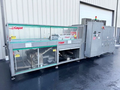 Kisters Kayat 601-T Continuous Motion Tray Shrink Bundler