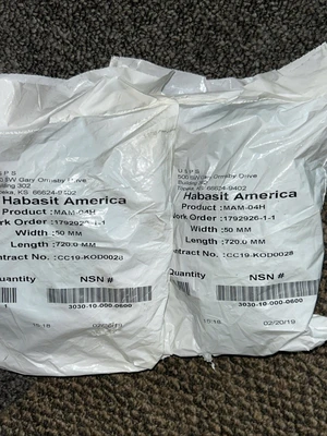 Large Lot Of 40 Various Habasit America Belts See Photos For P/N’s