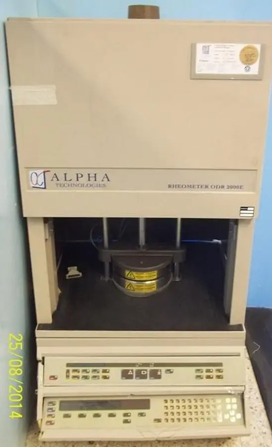 QTY. 1. ALPHA RHEOMETER MODEL: ODR2000 SERIAL NO: ...