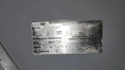 New Caterpillar G3616 Natural Gas Compression Engine 9.2:1 ADEM3 DYNO Tested