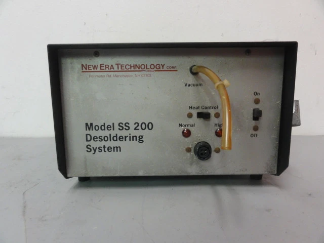Used NEW ERA TECHNOLOGY SS 200 Soldering Machines | BG Industrial Surplus #472756