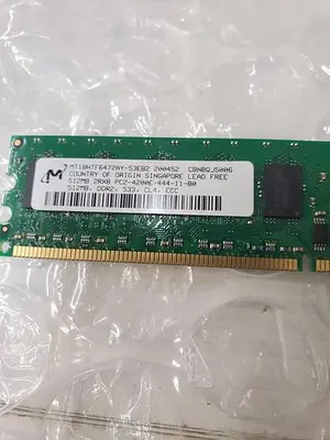 MICRON MT18HTF6472AY-53EB2 512MB DDR2 MEMORY