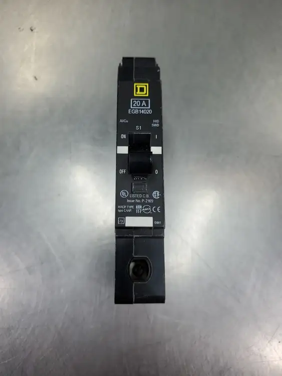 Used Square D EGB14020 Circuit Breaker, 20A, 120-277VAC Circuit Breakers South Carolina US | Palmetto Automation #1151494