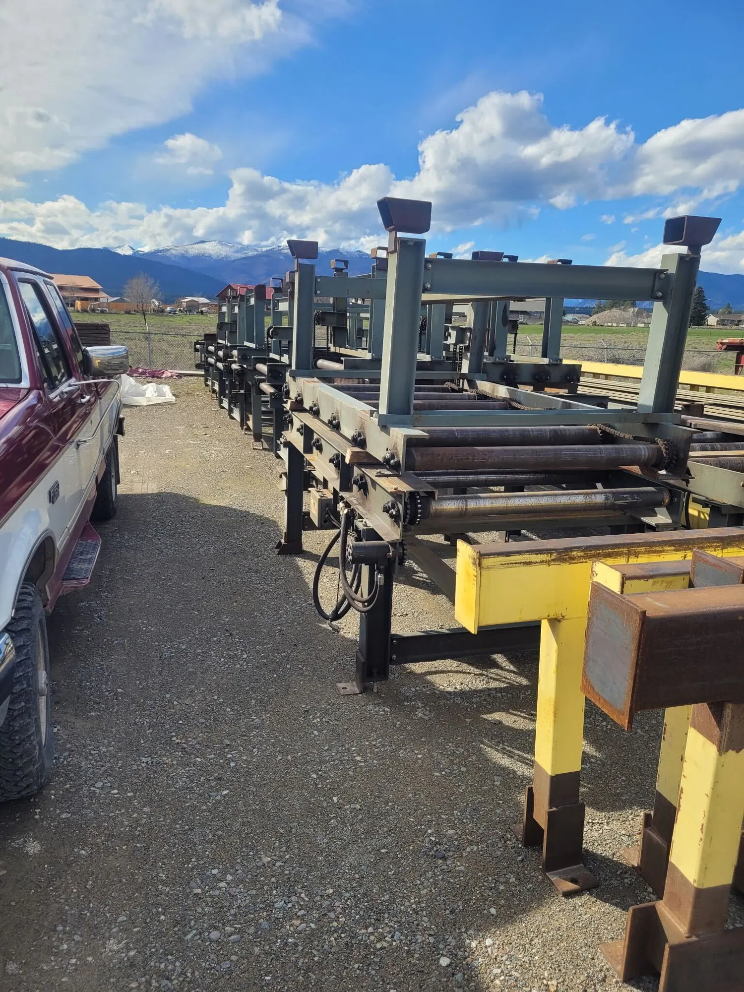 USED 2017 EMS EQUIPMENT ROLLER CONVEYORS AND TRANSFERS