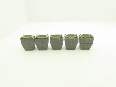 Fanuc A660-2006-T435 Jumper Connector 42 Pin Harting Hood 38-39 Pins Lot of 5
