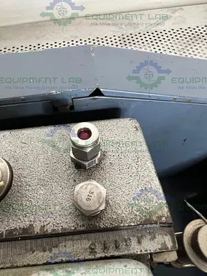 USED WELCH CHEMSTAR 1400N ROTARY VANE OIL BELT VACUUM PUMP W/ WESTINGHOUSE AC MOTOR