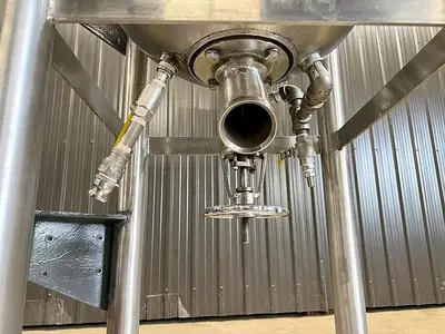 🔴 Heading to Auction May 27 - Used 26 Gallon Tank (Reactor), 316 Stainless Steel, Double Motion Scrape Agitation