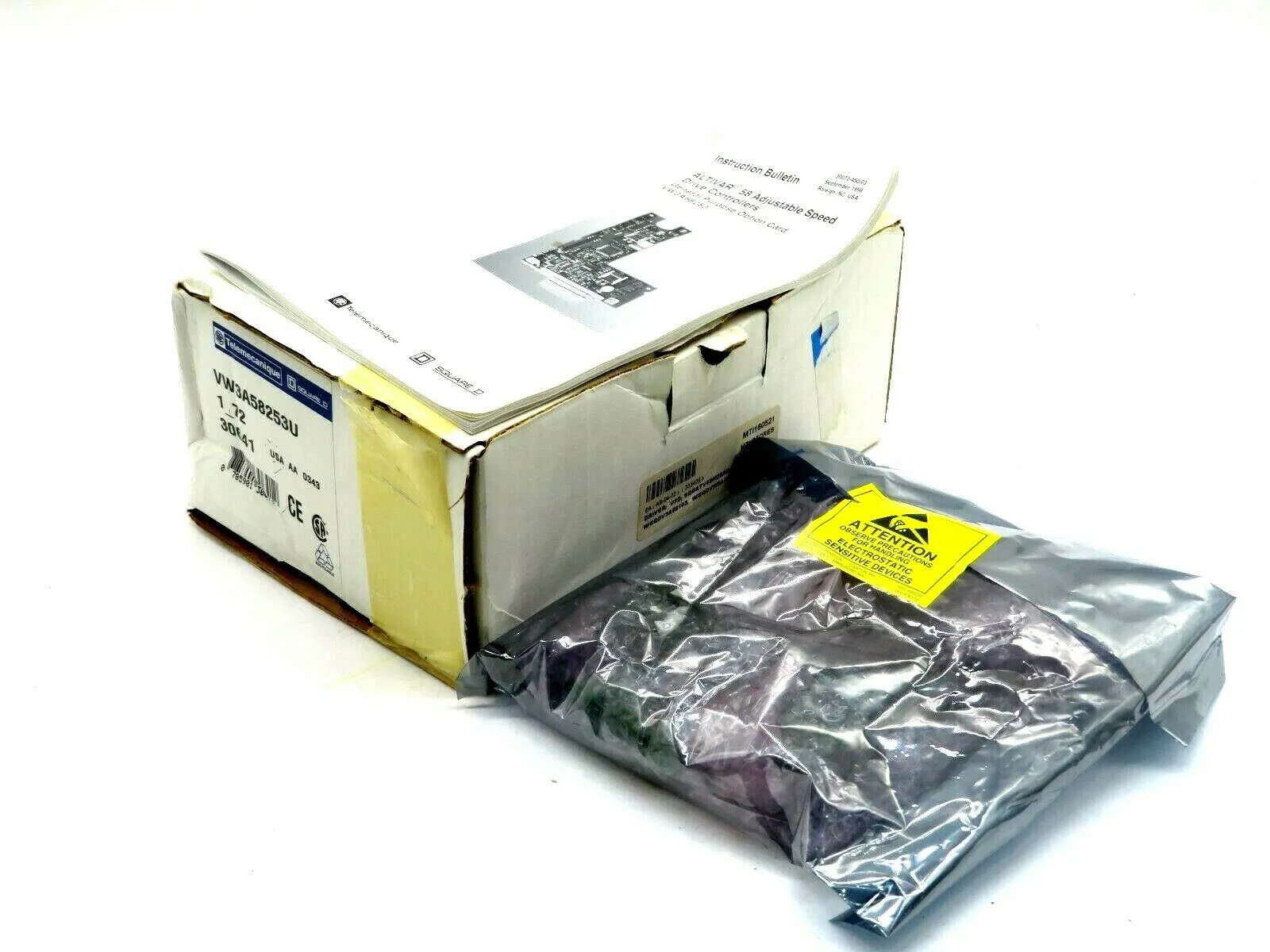 NEW TELEMECANIQUE VW3-A58253U RELAY CARD 30641 VW3A58253U