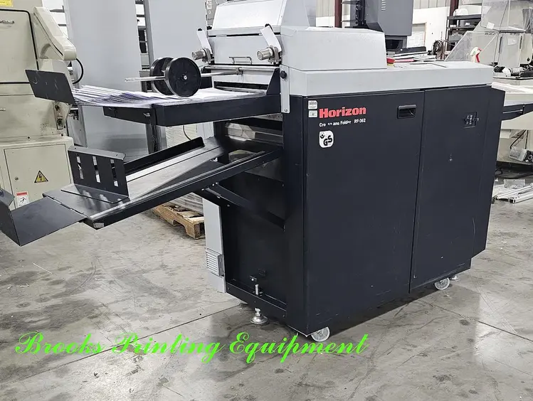 Used 2019 HORIZON CRF-362 Paper Folders North Carolina US | BROOKS PRINTING EQUIPMENT #1136123
