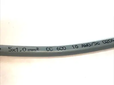 USED SAB CABLE 5X1.0MM² PVC CONTROL VDE 600V UL/CSA 400FT