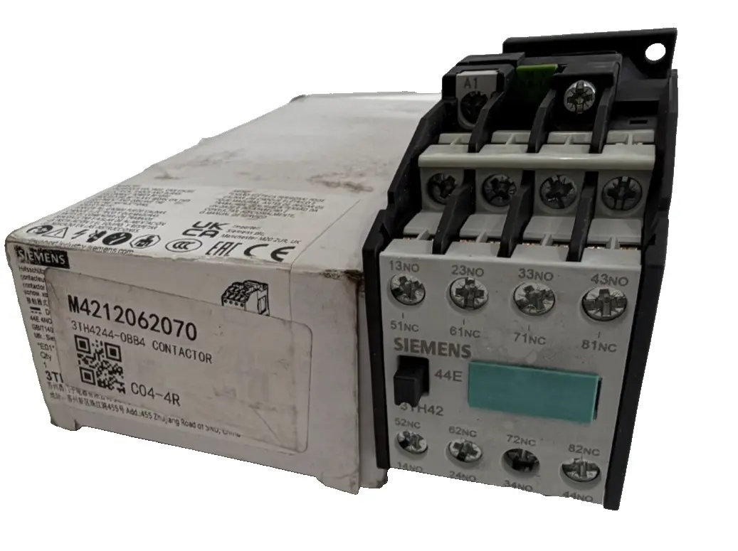 NEW SIEMENS 3TH4244-0BB4 CONTROL RELAY 3TH42440BB4