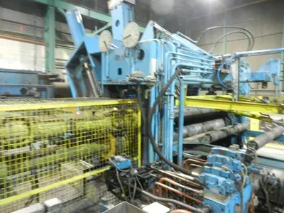 USED WMW ROLLER LEVELER - METAL FLATTENING MACHINE 2200X40