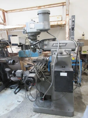 Bridgeport, vertical mill, digital read out, 2 HP, 240 V.