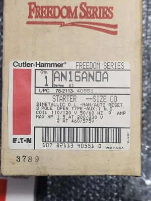 NEW CUTLER HAMMER AN16AN0A