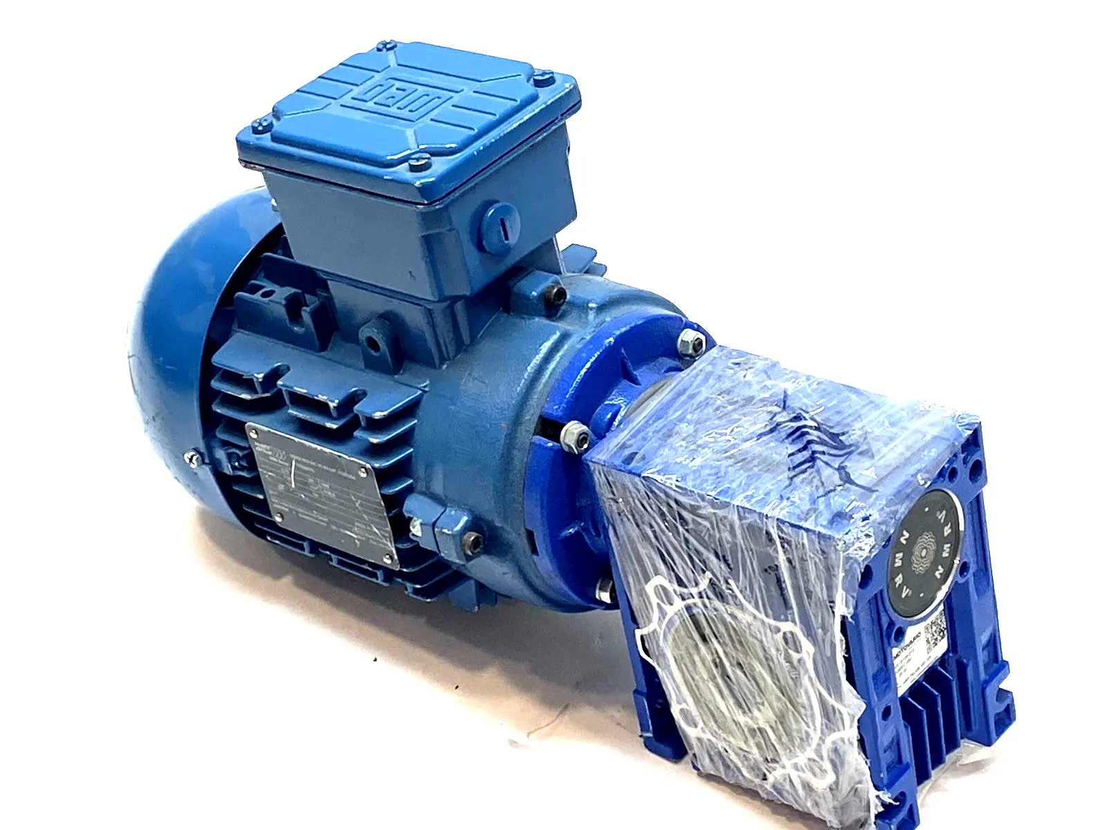 New | in-Stock WEG Worm Gearmotor 0.75kW 230/460V I=30 w/Motovario NMRV050 10391054 Gearmotors Michigan US | Maverick Industrial Sales #1394322