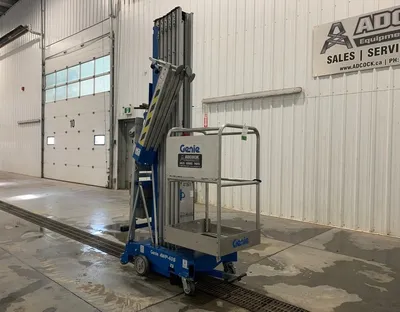 New | in-Stock 2026 GENIE AWP-40S PUSH AROUND AERIAL WORK PLATFORM Scissor Lifters Alberta CA | Adcock Equipment #1417637