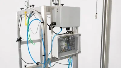 USED KRAMER TABLET DEDUSTER & INSPECTION STATION