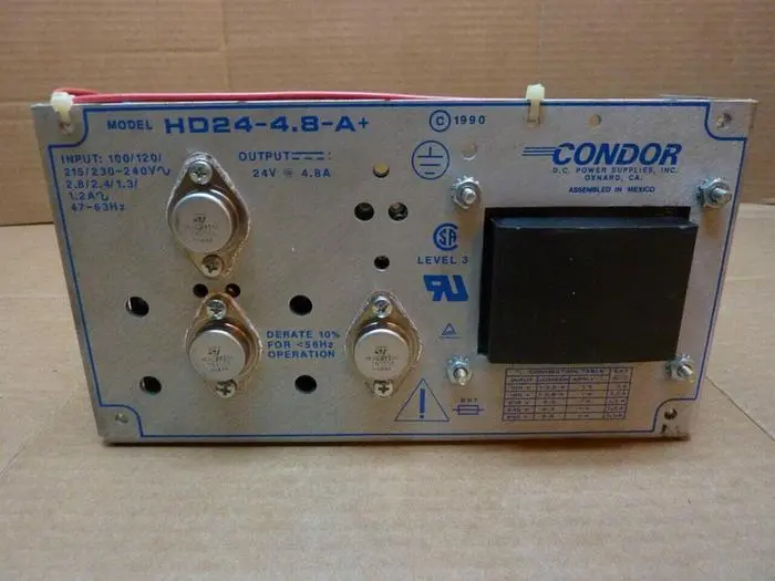Used CONDOR HD24-4.8-A+ Power Supplies Michigan US | Ideal Machinery #607798