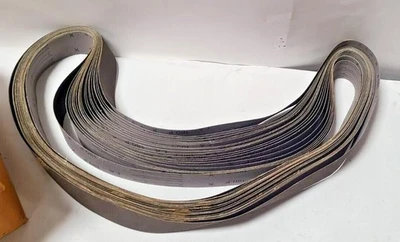 10 Western Abrasive Sanding Belt 2-1/4" x 80" 180 X Grit ALUM OXIDE RESIN CLOTH
