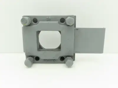 Steel Hopper Feed Bin Manual Slide Gate 3"Opening 6-1/4"x7" Flange Gray