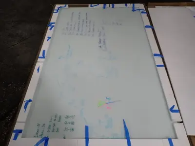 70" X 48" White Board