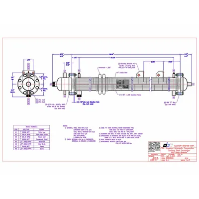 Used Allegheny Bradford Sanitary Heat Exchanger - 93 Sq. Ft.