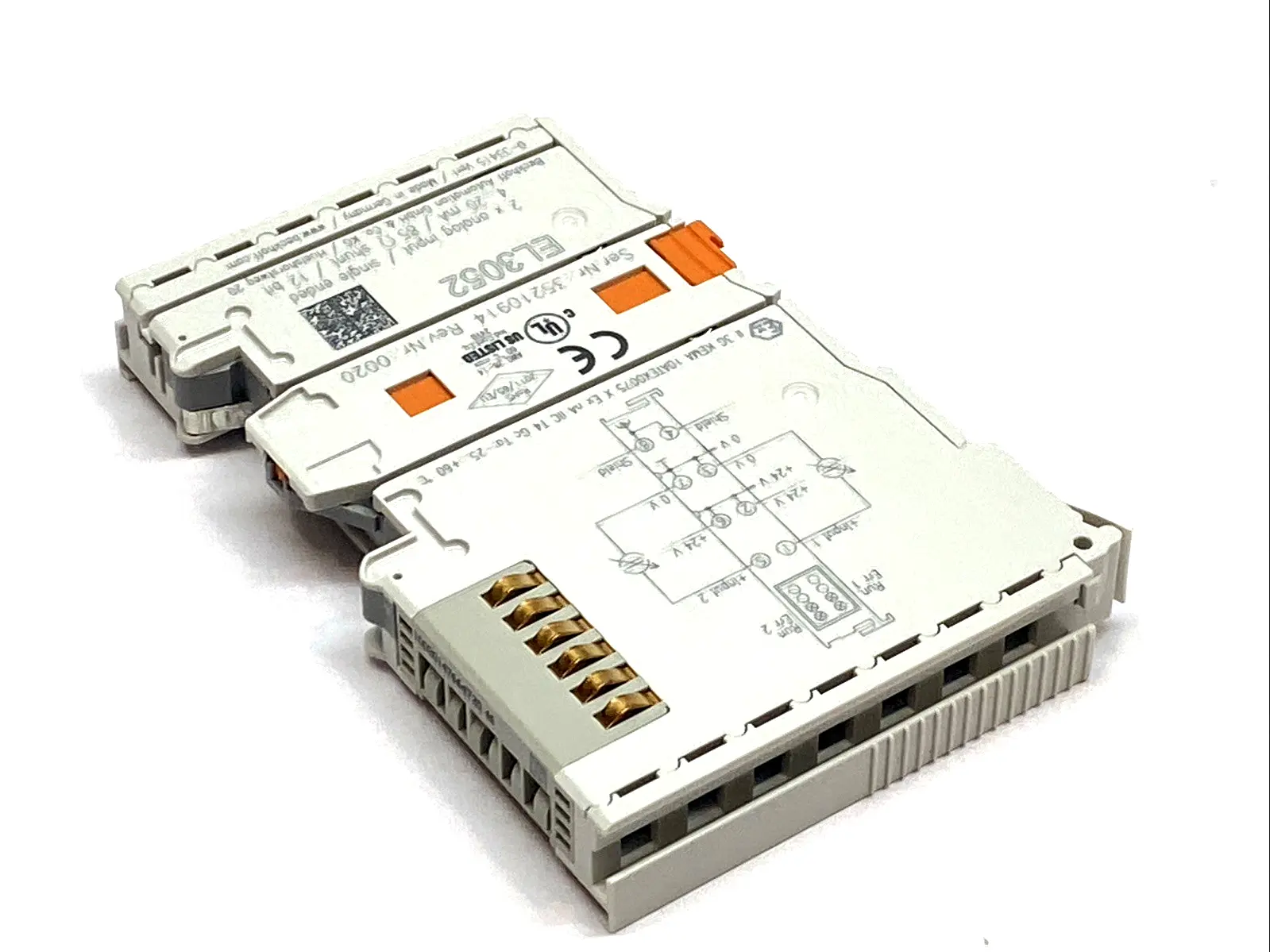 USED BECKHOFF ETHERCAT 2-CHANNEL ANALOG INPUT TERMINAL 4-20MA 12BIT MODULE