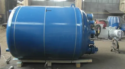 Glass Lined Reactor 1000 Gallons Reactor atmosférico y de presión con revestimiento de vidrio tipo caldera | Perry Equipment (3)