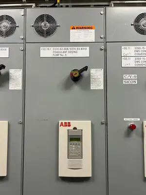Modan 3000 VFD MCC, 600V, 3-Ph, 1200A, 15 Sections