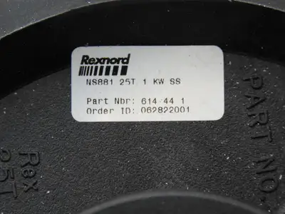 Rexnord NS881-25T-1KW-SS Single Sprocket for TableTop Conveyor Chain 1" Bore
